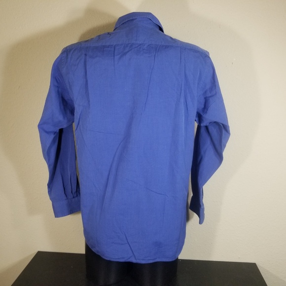 Thomas Pink Men Blue Dress Shirt Size US 14 - Picture 8 of 8